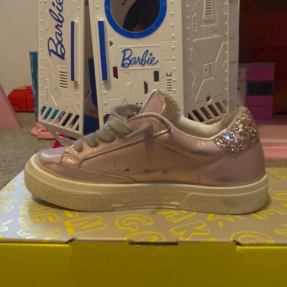 My daughter wore them twice. Retail price is $300.